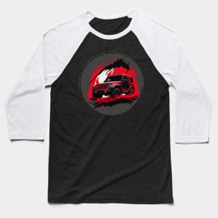 Jeep vehicle Red knight design Baseball T-Shirt